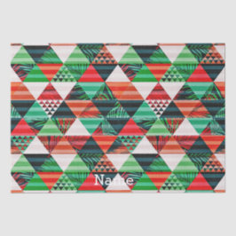 クリスマスツリーのデザイン色のフル幸せな新 薄葉紙