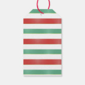 クリスマスツリーのトナカイ ギフトタグ (裏面)