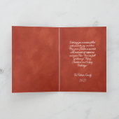 クリスマスツリーのトナカイ シーズンカード (内部)