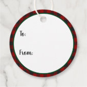 クリスマスツリーのトラック フェイバータグ (裏面)