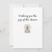 クリスマスツリーのノートカード ノートカード (裏面)