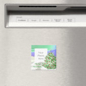 クリスマスツリーのハート（写真フレーム） マグネット (インサイチュ (食洗機))