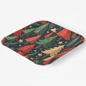 クリスマスツリーのパタカラフルーン ペーパープレート (傾斜あり)