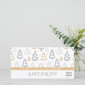 クリスマスツリーのパターカスタムンのビジネスロゴ (スタンド正面)