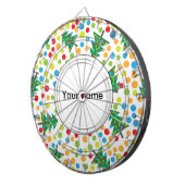 クリスマスツリーのパターン ダーツボード (正面右)