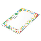 クリスマスツリーのパターン ノートパッド (アングル)