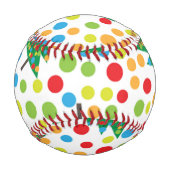 クリスマスツリーのパターン 野球ボール (裏面)