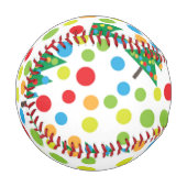 クリスマスツリーのパターン 野球ボール (正面左)