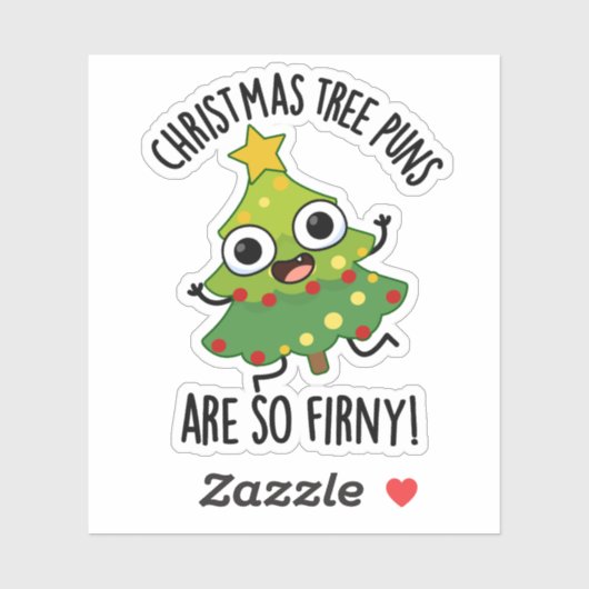 クリスマスツリーのパンは実にモミのパおもしろいン シール (シート)