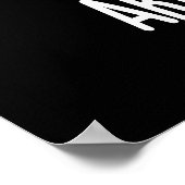 クリスマスツリーのパンは非常にモミのダークブルー ポスター (角)