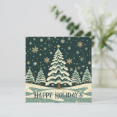 クリスマスツリーのパーソナライズ カード (スタンド正面)