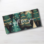 クリスマスツリーのビジネス証明書のギフト