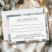 クリスマスツリーのビジネス証明書のギフト