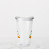 クリスマスツリーのピラミッドクリスマス雪だるま アクリルタンブラー (右)