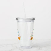 クリスマスツリーのピラミッドクリスマス雪だるま アクリルタンブラー (左)