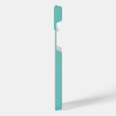 クリスマスツリーのピラミッドクリスマス雪だるま iPhoneケース (左側面)