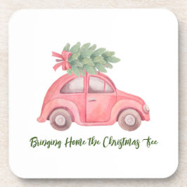 クリスマスツリーのプラスチックのコースターを持ち帰る コースター