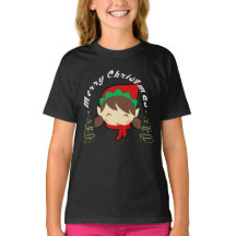 クリスマスツリーのプレゼントの女の子 