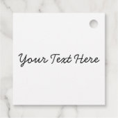 クリスマスツリーのプレゼントラベルの下 フェイバータグ (裏面)