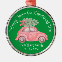 クリスマスツリーのプレミアムオーナメント メタルオーナメント