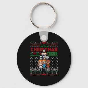 クリスマスツリーのホラー ツリーファーム、怖いキャラクター キーホルダー