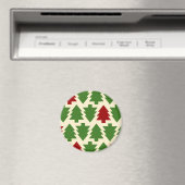 クリスマスツリーのホリデーパターン マグネット (インサイチュ (食洗機))