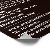 クリスマスツリーのボーブル、クリスマスツリーの販売 ポスター (角)