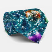 クリスマスツリーのボールパターン ネクタイ (ロール)