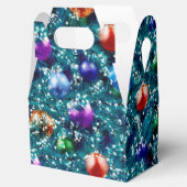 クリスマスツリーのボールパターン フェイバーボックス (オープン)