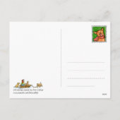 クリスマスツリーのポストカードのクリーニング シーズンポストカード (裏面)