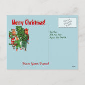 クリスマスツリーのポストカードを取得する シーズンポストカード (裏面)