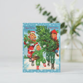 クリスマスツリーのポストカードを取得する シーズンポストカード (スタンド正面)