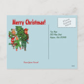 クリスマスツリーのポストカードを取得する シーズンポストカード (裏面)