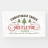 クリスマスツリーのミスタントファーム北極 横断幕 (横)