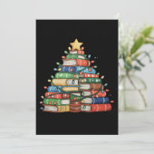 クリスマスツリーのライトの本 教師 司書 読書 シーズンカード (スタンド正面)