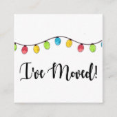 クリスマスツリーのライトを移動 エンクロージャーカード (正面)