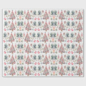 クリスマスツリーのラッピングテープ ラッピングペーパー (フラット)