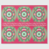 クリスマスツリーのラッピングペーパー ラッピングペーパー (フラット)