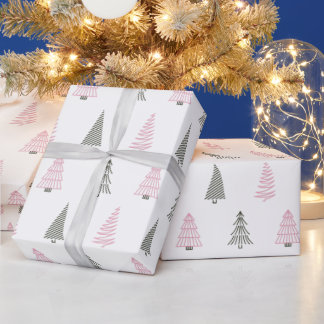 クリスマスツリーのラッピングペーパー ラッピングペーパー
