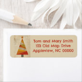 クリスマスツリーのラベルをマップ ラベル (インサイチュ)