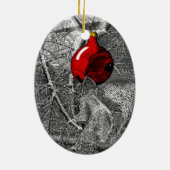 クリスマスツリーのリスオーナメント セラミックオーナメント (裏面)