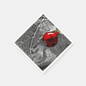 クリスマスツリーのリス スタンダードカクテルナプキン (角)