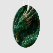 クリスマスツリーの上のドラゴン オーナメント (正面)