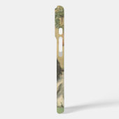 クリスマスツリーの下でヴィンテージクリスマス、かわいい子犬 Case-Mate iPhoneケース (裏面 / 左)