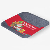 クリスマスツリーの下で ペーパープレート (傾斜あり)