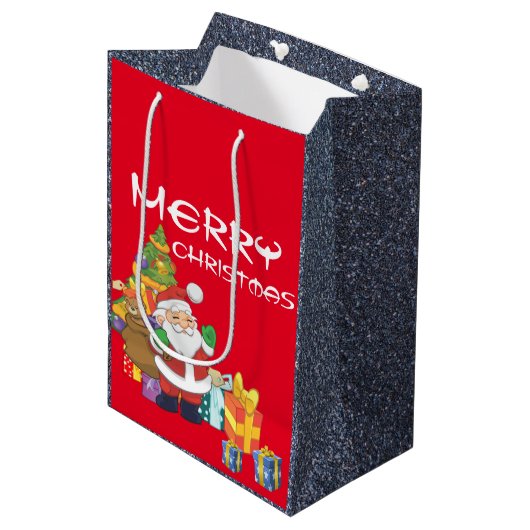 クリスマスツリーの下で ミディアムペーパーバッグ (正面アングル)