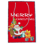 クリスマスツリーの下で ミディアムペーパーバッグ (正面)