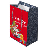 クリスマスツリーの下で ミディアムペーパーバッグ (裏面アングル)