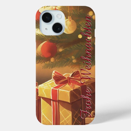 クリスマスツリーの下のプレゼント 37016 Case-Mate iPhoneケース (裏面)