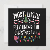 クリスマスツリーの下をのぞく可能性が最も高い  クリスマス (正面)